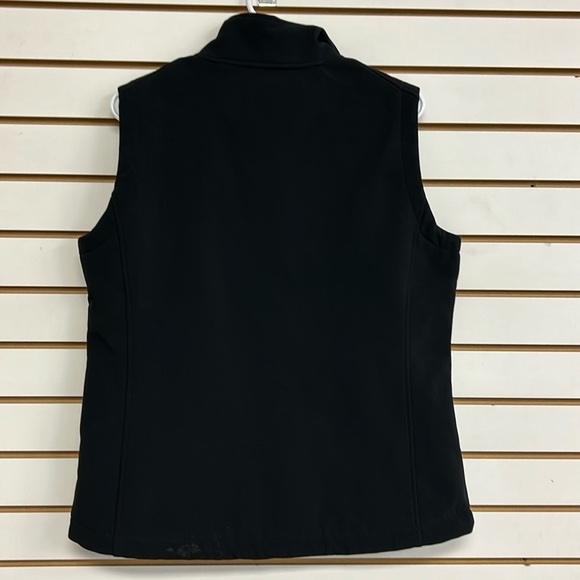 Iceburg Women’s Wind/Water‎ Resistant Vest Size Small Black EUC Lined Pockets - Picture 4 of 9